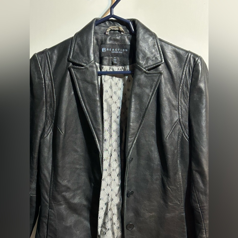Kenneth Cole Leather Jacket - Picture 3 of 5